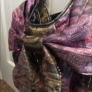 Betsey Johnson sequin hobo handbag💋